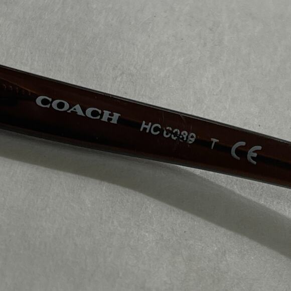 Coach Eyeglasses Frames Only HC 6089 5401 Purple Brown Gradient 51-16-135 - Picture 6 of 8
